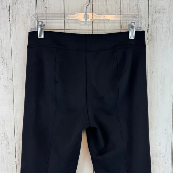 The Row Black Relma Stretch-Scuba Skinny Leggings Ankle Crop Pant Size Large - Picture 8 of 16